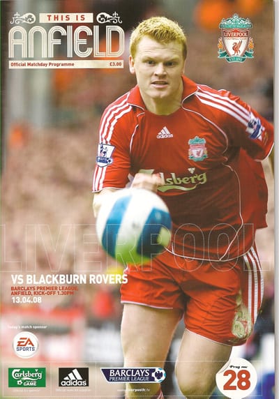 Liverpool FC v Blackburn Rovers FC